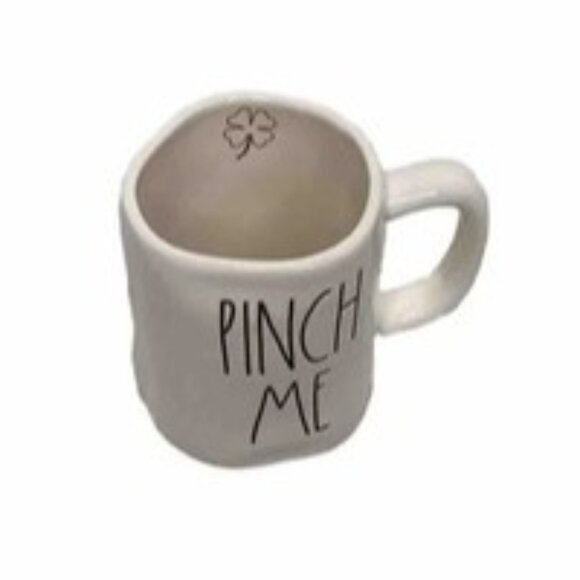Rae Dunn Pinch Me Shamrock St. Patrick's Day Coffee Mug Ceramic Cup Irish Lucky - Picture 3 of 4